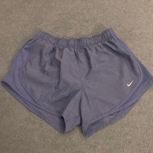 Lavender nike track shorts